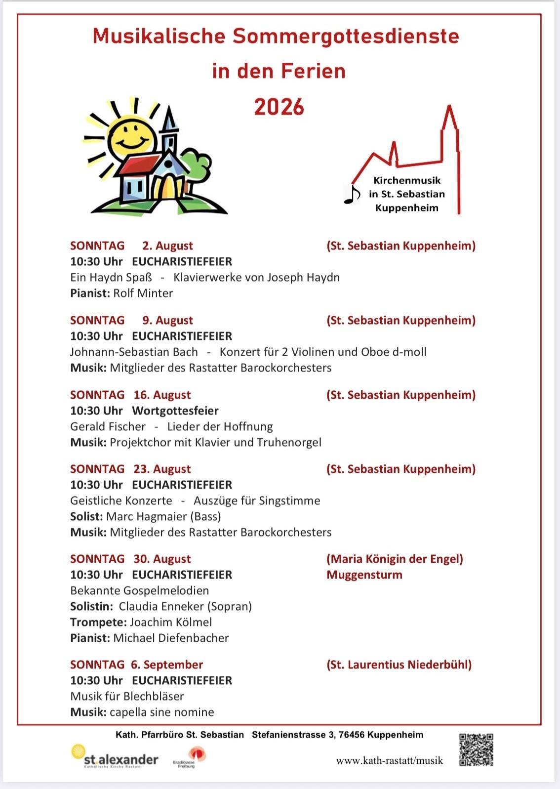 Quelle: Kirchenmusik St. Sebastian